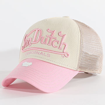 Von Dutch - Riverside Trucker Cap 7030889 Beige Pink