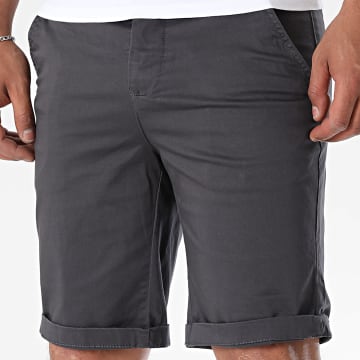 American People - Meeste Chino Shorts Houtskool Grijs