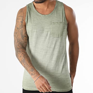 Blend - Débardeur 20718256 Vert Chiné