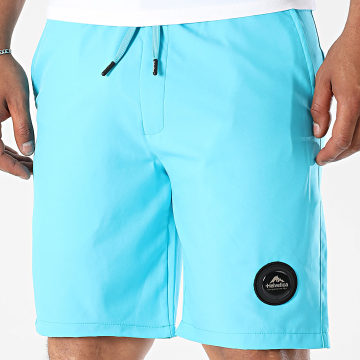 Helvetica - Short Jogging Capri Bleu Clair