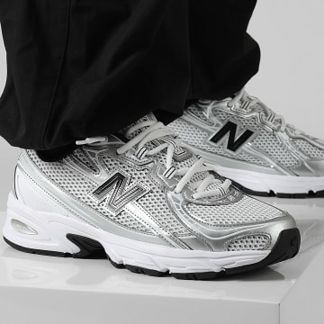 New Balance - Baskets 740 U740NW2 White Silver Metallic Black