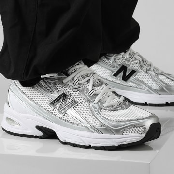 New Balance - Baskets 740 U740NW2 White Silver Metallic Black