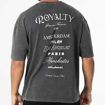 Ikao - Tee Shirt Oversize 505 Gris Anthracite
