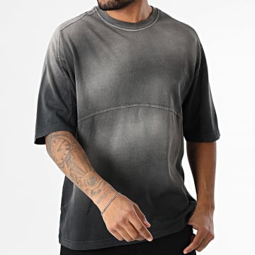 Ikao - Tee Shirt Oversize 527 Gris Anthracite Dégradé