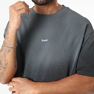 Ikao - Tee Shirt Oversize 096 Gris Anthracite