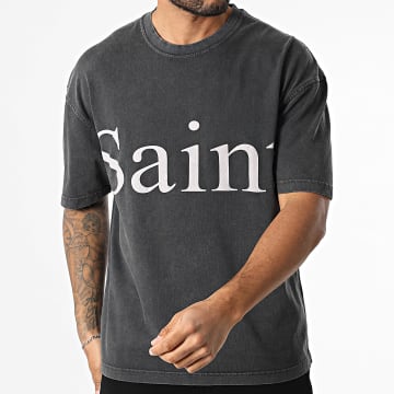 Ikao - Tee Shirt Oversize 504 Gris Anthracite