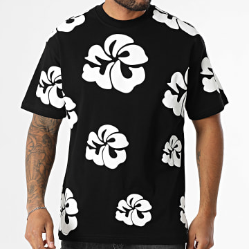 Ikao - Tee Shirt Oversize 130 Noir Floral