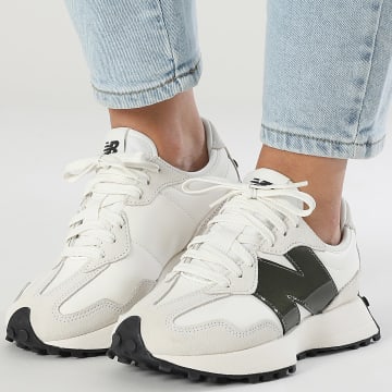 New Balance - Baskets Femme 327 WS327JWA White Dark Green