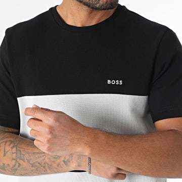 BOSS - Tee Shirt Stripe Zone 50544449 Noir Gris