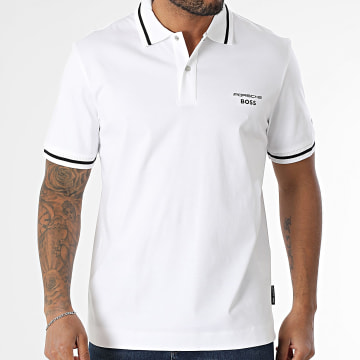 BOSS - Polo Manches Courtes Porsche Parris 197 50543257 Blanc