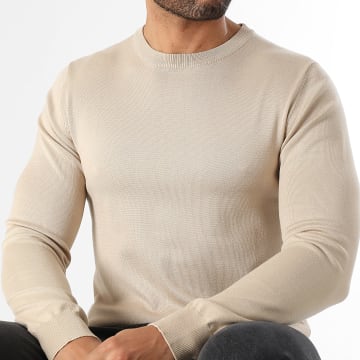 LBO - Suéter Cuello Redondo 1985 Beige Claro