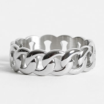 Make It Shine - Bague Cuban Link Argenté