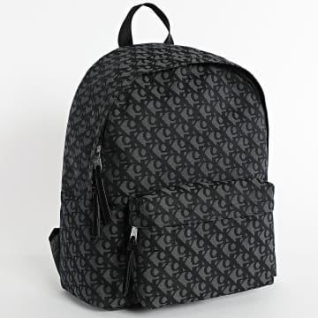 Calvin Klein - Sac A Dos Unstructured Monogram 3116 Noir Gris Anthracite