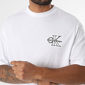 Calvin Klein - Tee Shirt Oversize Large 856G Blanc