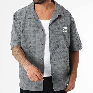 HUGO - Chemise Manches Courtes Chaffle 50540111 Gris
