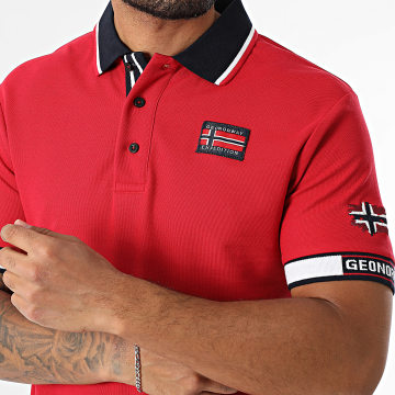 Geographical Norway - Polo Manches Courtes 653 Rouge