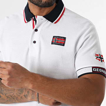 Geographical Norway - Polo Manches Courtes 653 Blanc