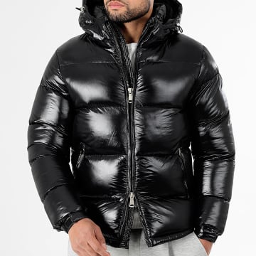 LBO - Puffer Jacket with Removable Hood 1973 Black