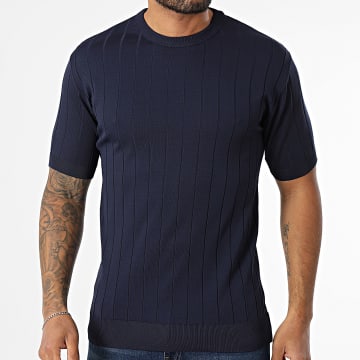 Mackten - Tee Shirt Maille Kod Bleu Marine