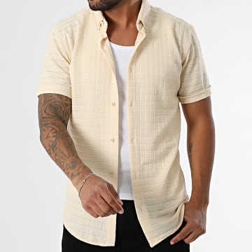 Mackten - Odu Beige Short Sleeve Shirt