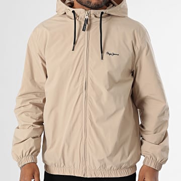 Pepe Jeans - Veste Capuche Zippée Monson PM403166 Beige