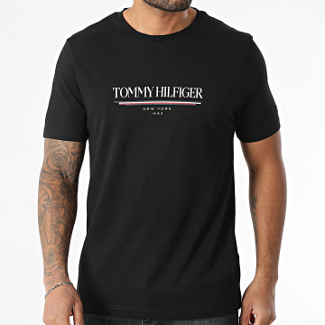Tommy Hilfiger - Tee Shirt Brand Love Hilfiger 0324 Noir