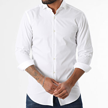 HUGO - Chemise Manches Longues Slim Jason 50293691 Blanc