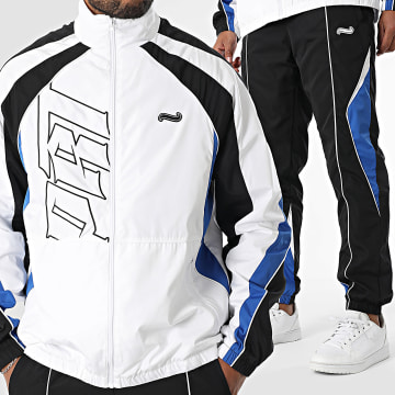 PRT - Ensemble De Survetement Retro Blanc Noir