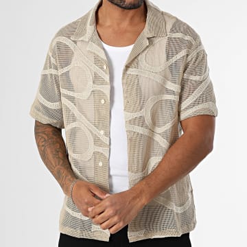 Uniplay - Chemise Manches Courtes 853 Beige