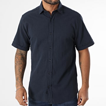 Armita - Chemise Manches Courtes Regular Fit 853 Bleu Marine