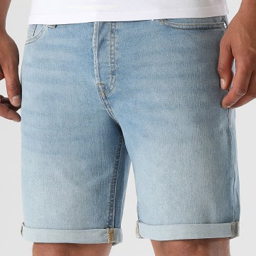 Jack And Jones - Short Jean Rick Original Bleu Denim