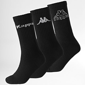 Kappa - Lot De 3 Paires De Chaussettes 93520545 Noir