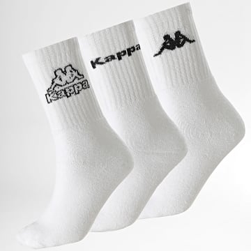 Kappa - Lot De 3 Paires De Chaussettes 93520545 Blanc
