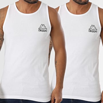 Kappa - Lot De 2 Débardeurs 39492836 Blanc