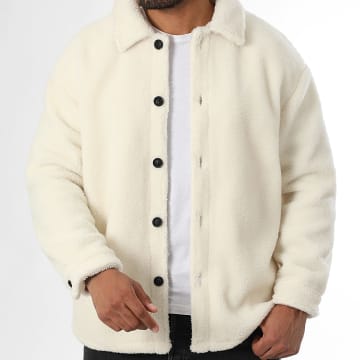 LBO - 1909 Camicia da camera in sherpa beige