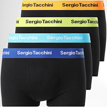 Sergio Tacchini - Lot De 4 Boxers 92890413 Noir