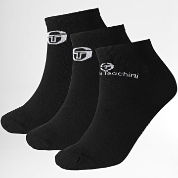 Sergio Tacchini - Lot De 3 Paires De Chaussettes 93893647 Noir