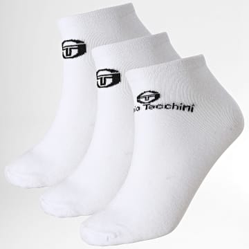 Sergio Tacchini - Lot De 3 Paires De Chaussettes 93893647 Blanc