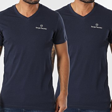 Sergio Tacchini - Lot De 2 Débardeurs 39493536 Bleu Marine