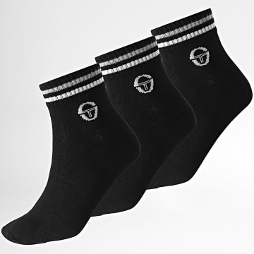 Sergio Tacchini - Lot De 3 Paires De Chaussettes 97890115 Noir