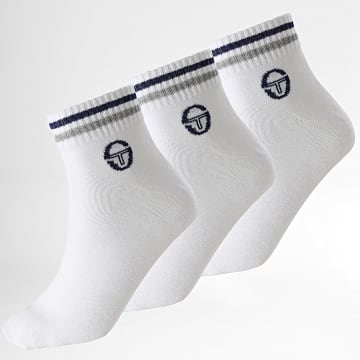 Sergio Tacchini - Lot De 3 Paires De Chaussettes 97890115 Blanc