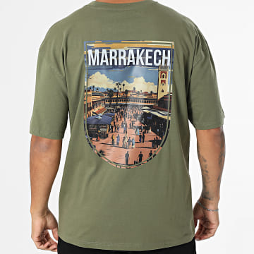 Black Industry - Tee Shirt Oversize Marrakech 017 Vert Kaki