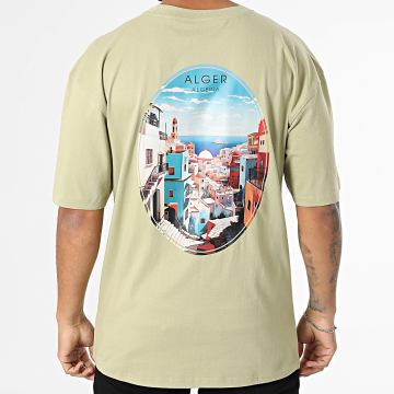 Black Industry - Tee Shirt Oversize Alger 039 Vert