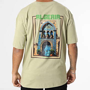 Black Industry - Tee Shirt Oversize Algeria 044 Vert