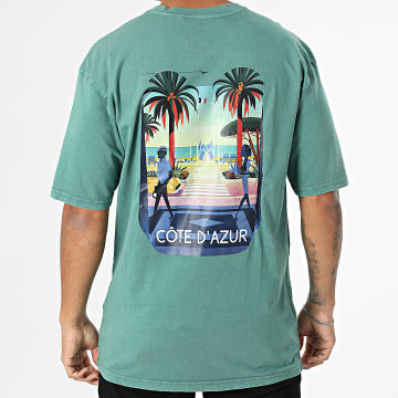 Black Industry - Tee Shirt Oversize Côte D'Azur 033 Vert