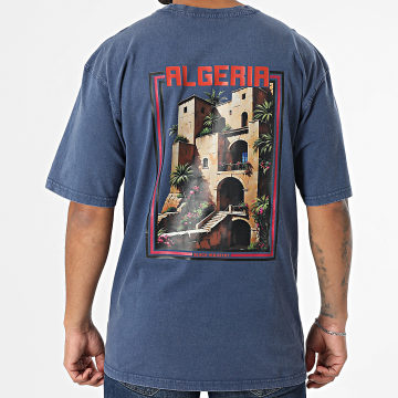 Black Industry - Tee Shirt Oversize Algeria 040 Bleu Marine
