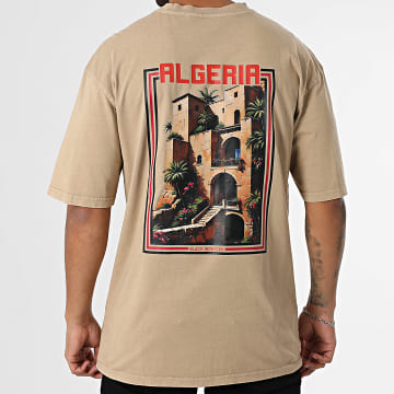 Black Industry - Tee Shirt Oversize Algeria 040 Beige