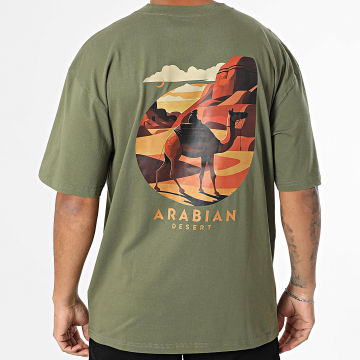 Black Industry - Tee Shirt Oversize Arabian 015 Vert Kaki