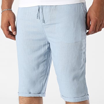 Classic Series - Short Estival En Lin Bali Bleu Clair