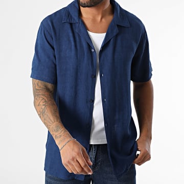 Paname Brothers - Camisa de manga corta Leon Navy